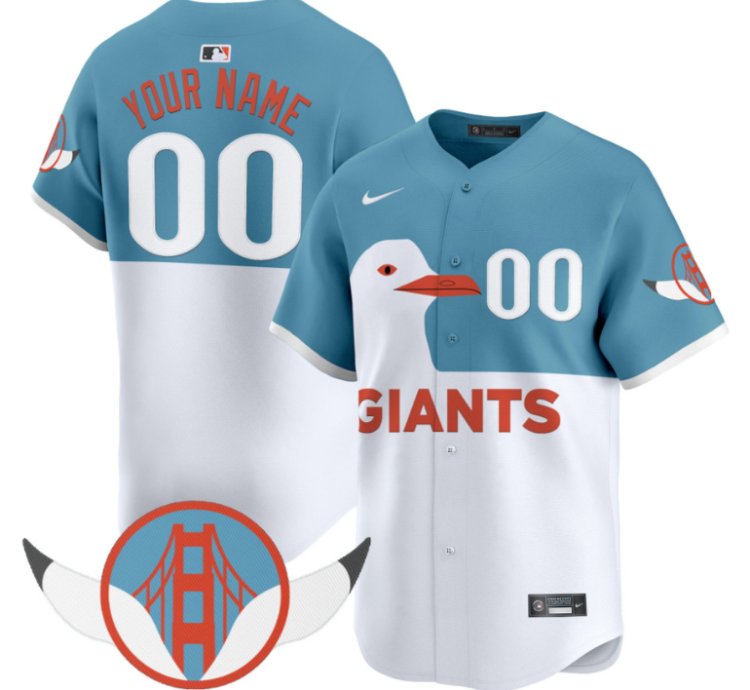 Custom San Francisco Giants Jersey Seagull 2025 Vapor Premier Limited Stitched