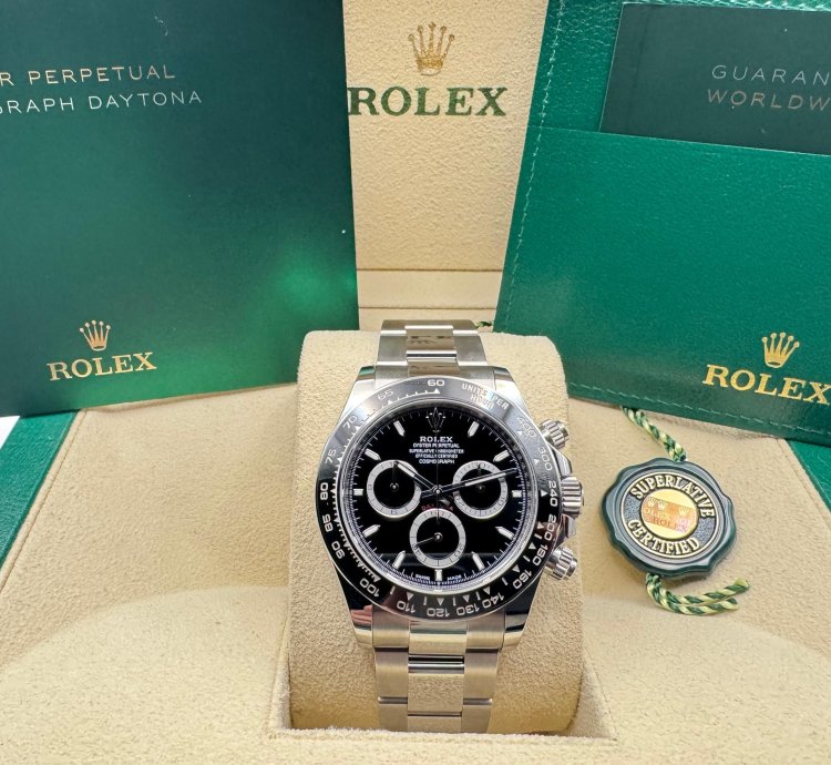 Rolex Daytona 126500ln Black Dial New 2025