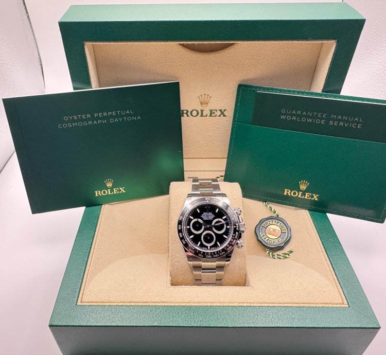 Rolex Daytona 126500ln Black Dial New 2025