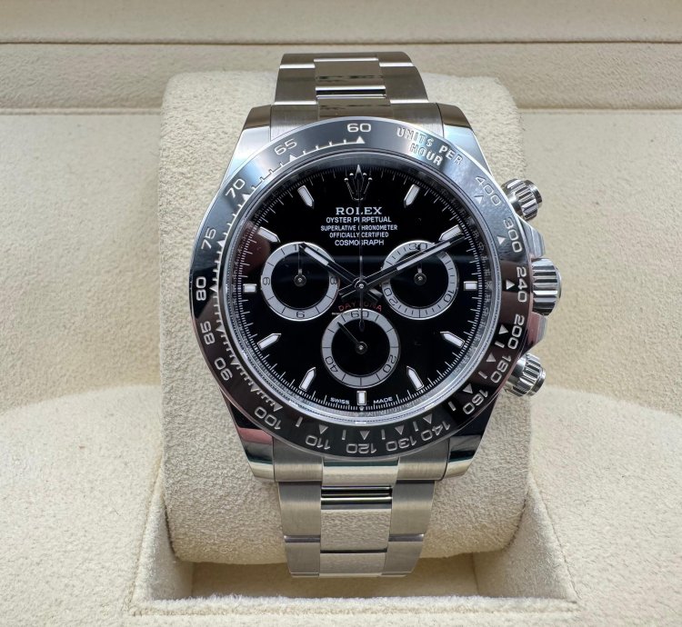 Rolex Daytona 126500ln Black Dial New 2025
