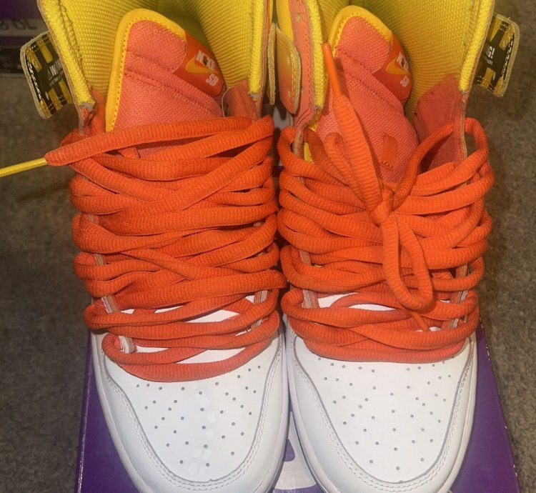 Nike Sb Dunk High Sweet Tooth Candy Corn