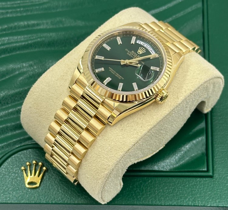 Rolex Day-date 36 128238a Bright Green