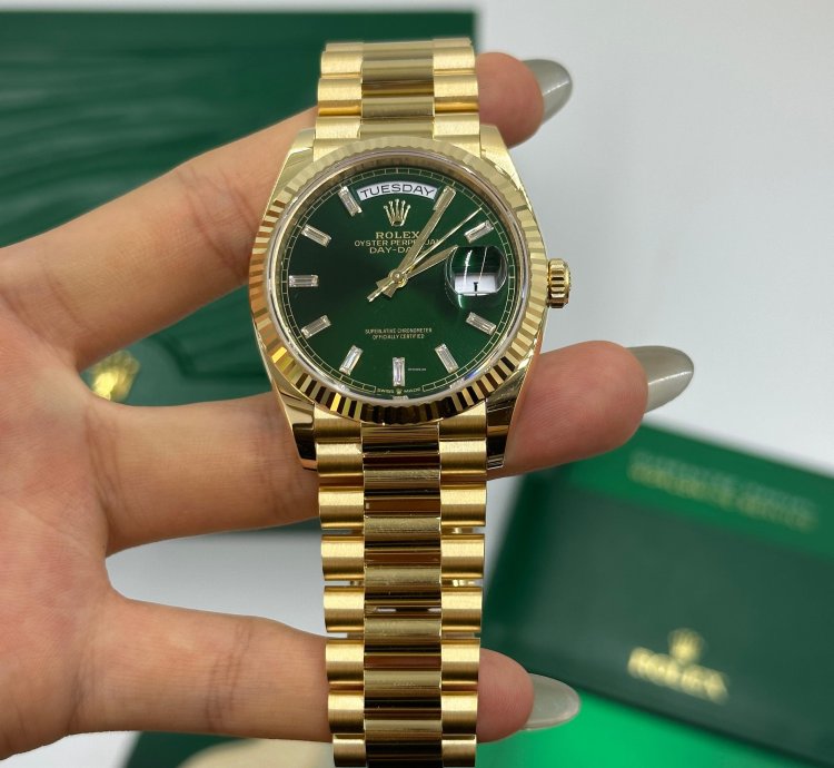 Rolex Day-date 36 128238a Bright Green