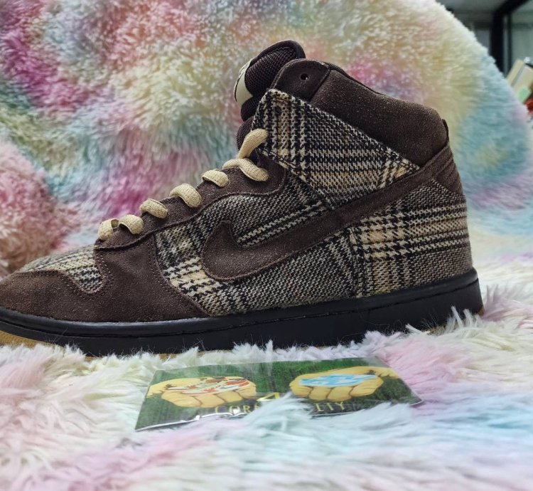 Nike Sb Dunk High Tweed