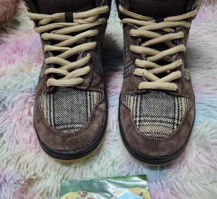 Nike Sb Dunk High Tweed