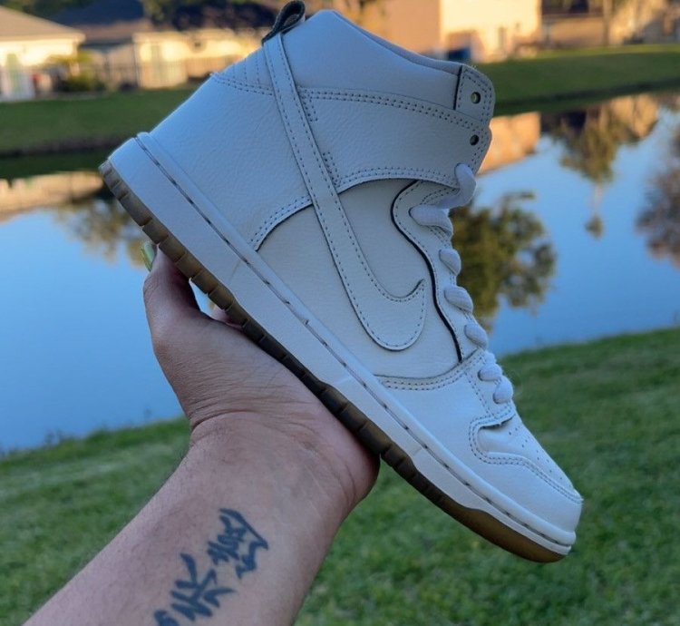 Nike Sb Dunk High White Ice 2016