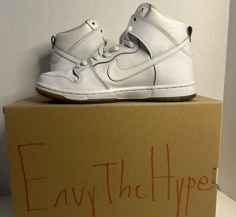 Nike Sb Dunk High White Ice 2016