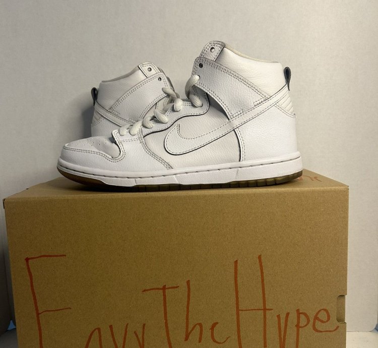 Nike Sb Dunk High White Ice 2016