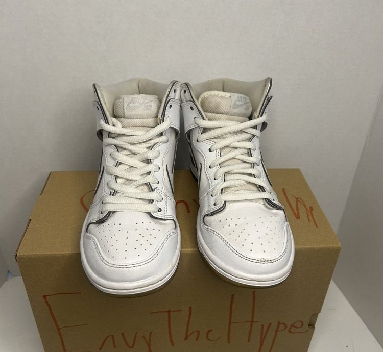 Nike Sb Dunk High White Ice 2016