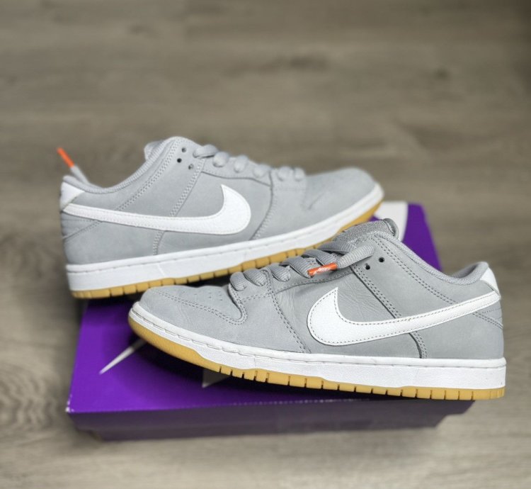 Nike Sb Dunk Low - Orange Label Wolf Grey Gum