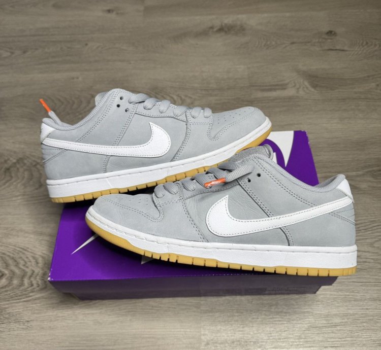 Nike Sb Dunk Low - Orange Label Wolf Grey Gum