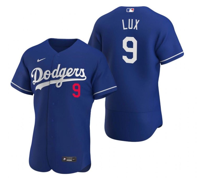 Los Angeles Dodgers Gavin Lux Royal Alternate Authentic Jersey