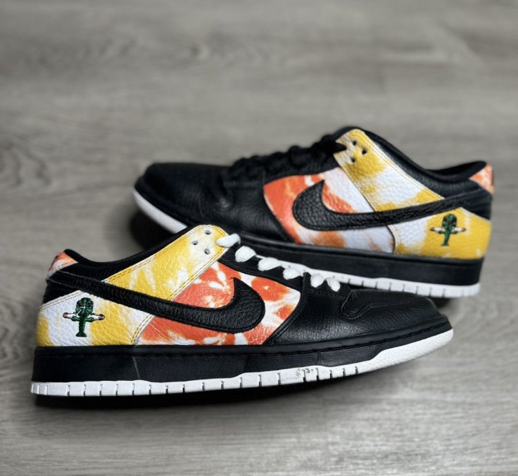 Nike Sb Dunk Low - Raygun Tie Dye Black2019
