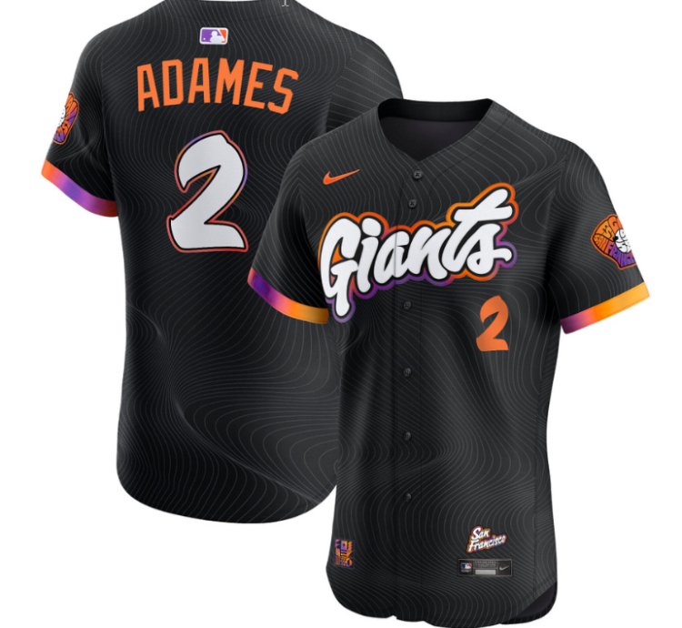 Willy Adames Jersey 2 San Francisco Giants 2025 City Connect Vapor Premier Elite Stitched