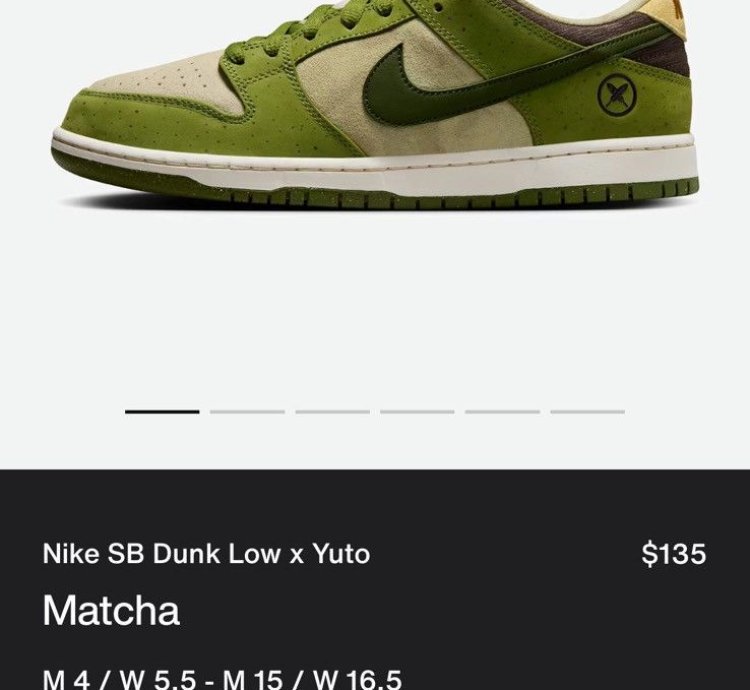 Nike Sb Dunk Low - Yuto Horigome Matcha