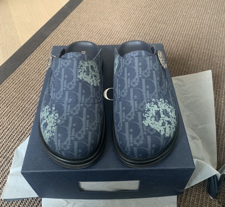 Dior Tears Aqua Mule Do Denim Tears