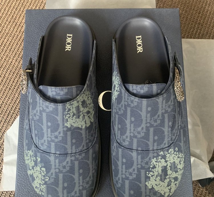 Dior Tears Aqua Mule Do Denim Tears
