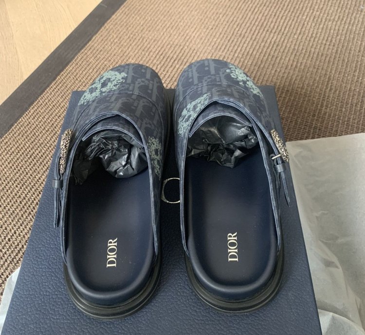 Dior Tears Aqua Mule Do Denim Tears