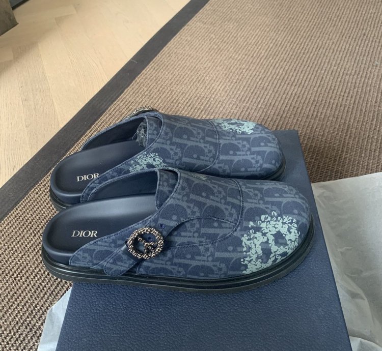 Dior Tears Aqua Mule Do Denim Tears
