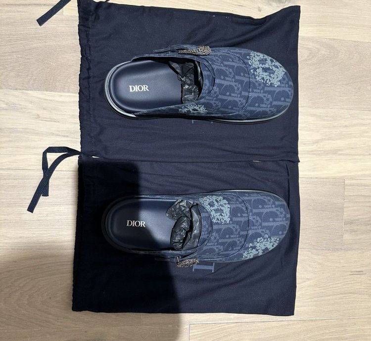 Dior Tears Oblique Mules