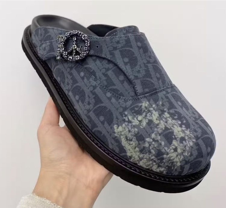 Dior Tears Oblique Mules
