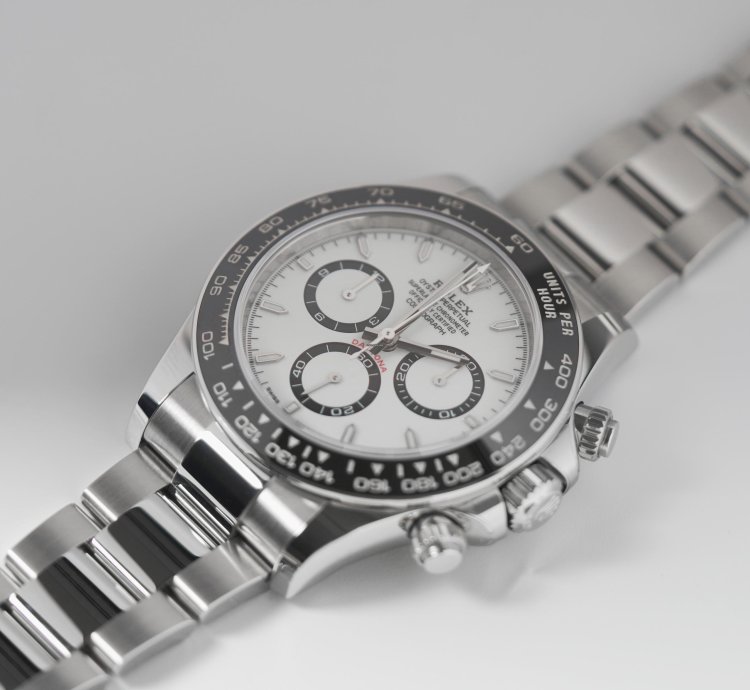 Rolex Daytona 126500ln Panda Steel Case Bracelet White Dial 40mm