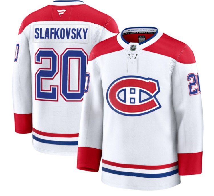 Juraj Slafkovsky Jersey 20 Montreal Canadiens Timeless Premium Stitched 2025 Away