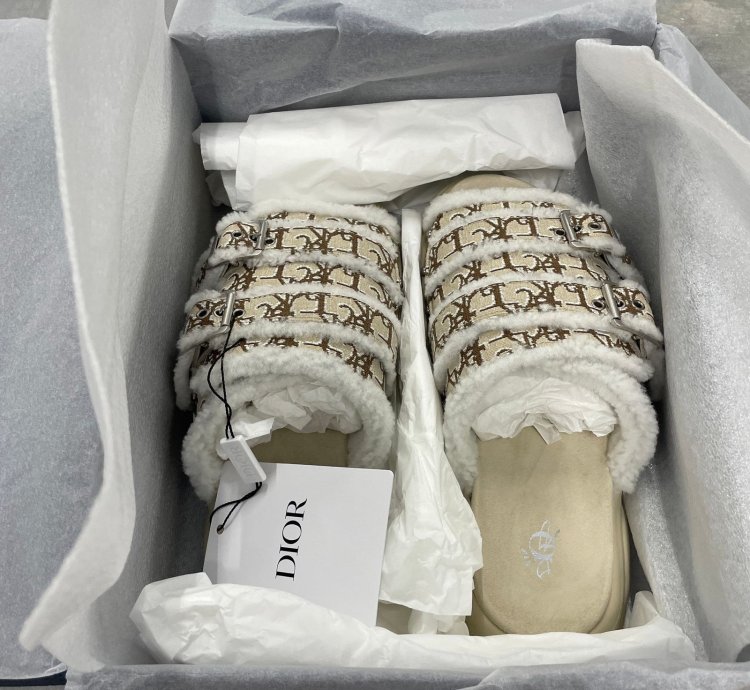 Dior Travis Scott Cactus Jack Sandals Jacquard 42 Nwt