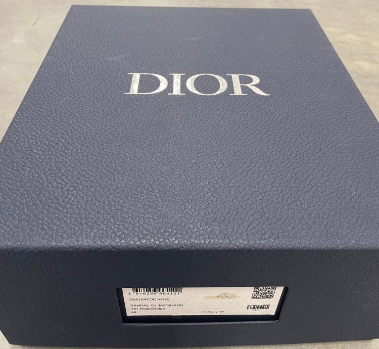 Dior Travis Scott Cactus Jack Sandals Jacquard 42 Nwt