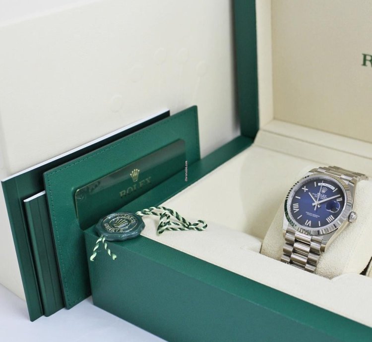 Rolex Day-date 36 128239 Automatic White Gold Like New Unworn