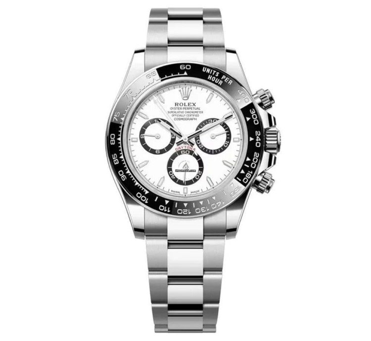 Rolex Daytona 126500ln Steel Panda White Dial 40 Mm