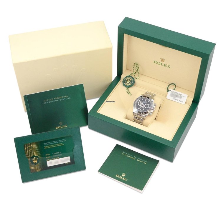 Rolex Daytona 126500ln Unworn 02 25 With Factory Stickers Full Set Immediate Dispatch