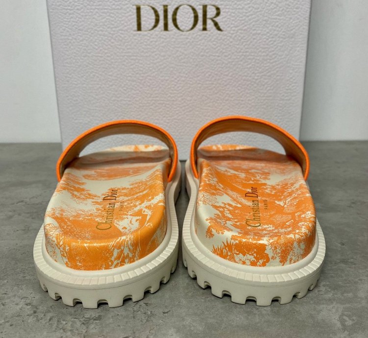Dior Womens Dway Slides Size Us 7 5 Uk 5 Slippers Beach