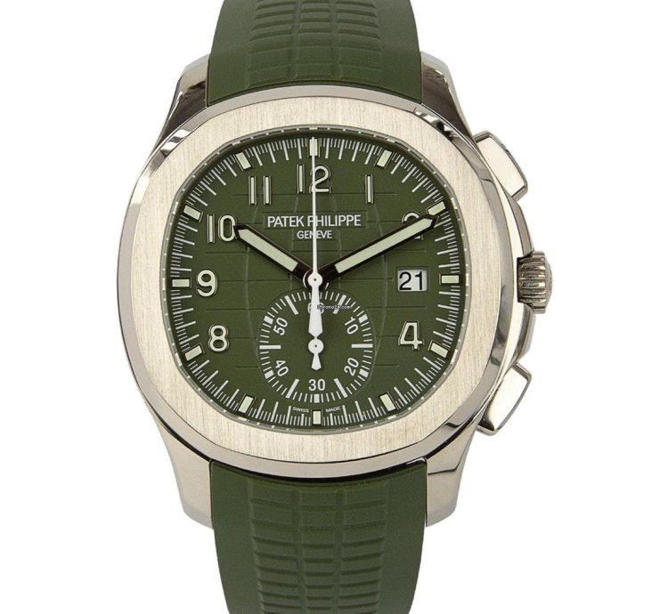 Patek Philippe Aquanaut Jumbo 18kt White Gold Automatic 5968g-010