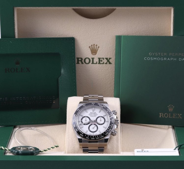 Rolex Daytona 126500ln Wei Neu 2025 Full Set New Reference Panda