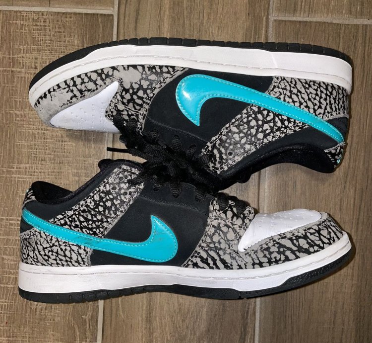 Nike Sb Dunk Low Atmos Elephant Skate Shoe