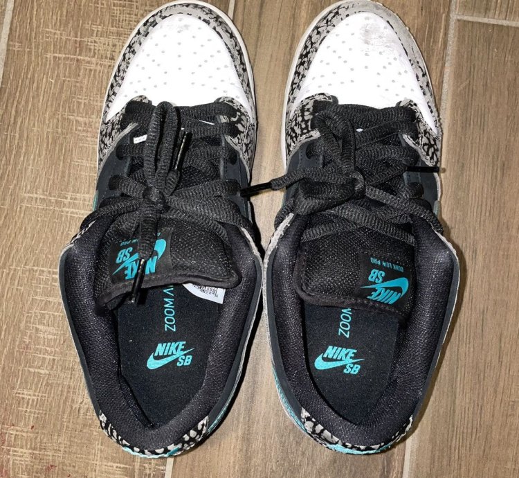 Nike Sb Dunk Low Atmos Elephant Skate Shoe