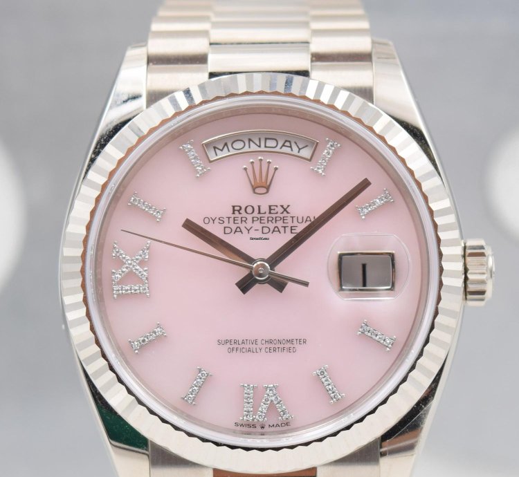 Rolex Day-date 36 128239 Opal Dial Boite Papiers 2021