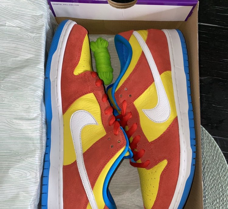 Nike Sb Dunk Low Bart Simpson