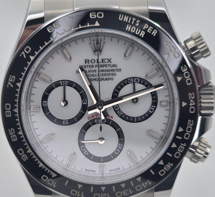Rolex Daytona 126500ln White Dial Chrono Cosmograph Panda
