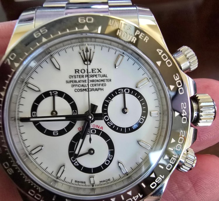 Rolex Daytona 126500ln White Dial Chrono Cosmograph Panda