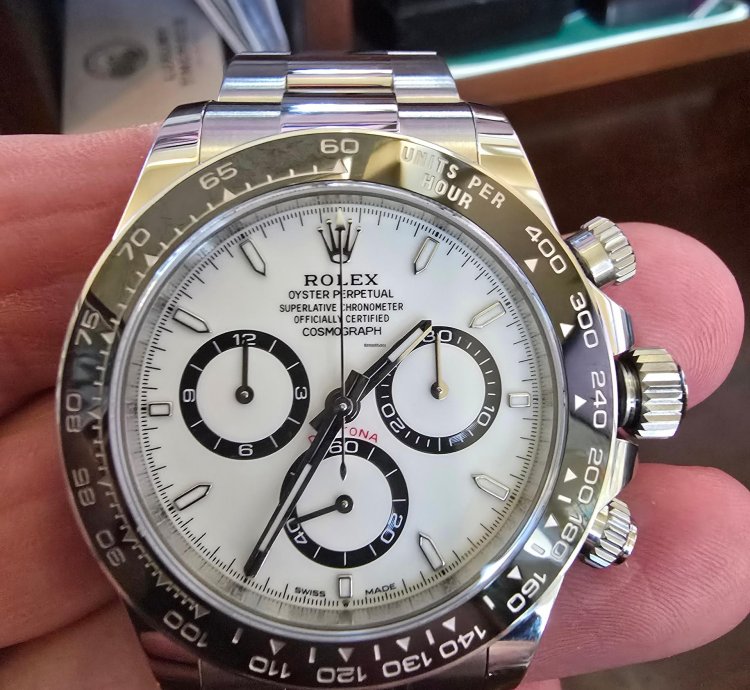 Rolex Daytona 126500ln White Dial Chrono Cosmograph Panda