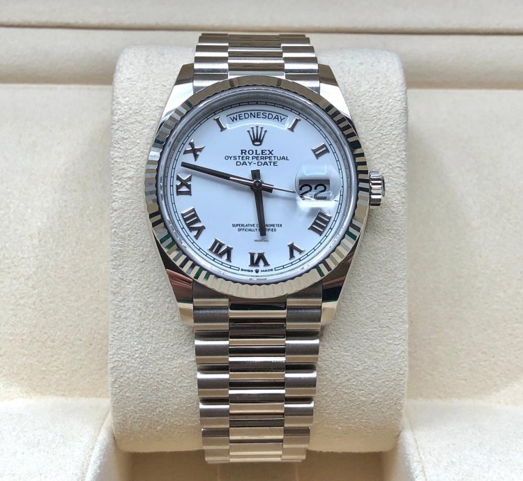Rolex Day-date 36 128239 White Roman