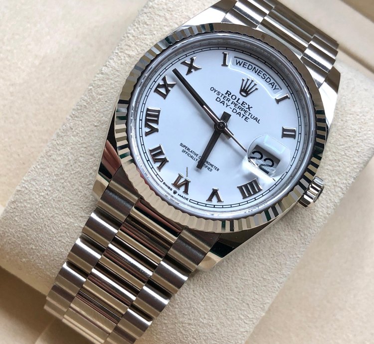 Rolex Day-date 36 128239 White Roman