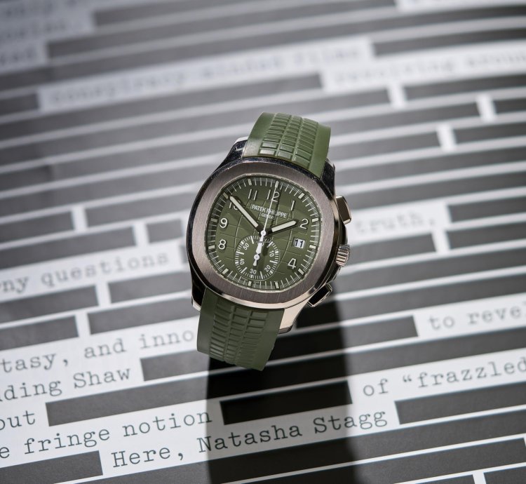 Patek Philippe Aquanaut Khaki Chronograph Unpolished