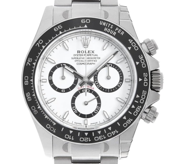 Rolex Daytona 126500ln White Random Number Unused Mens