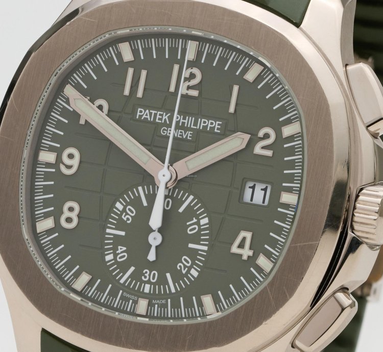 Patek Philippe Aquanaut Khaki Chronograph Unpolished