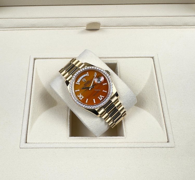 Rolex Day-date 36 128348rbr Carnelian Dial 2025 Unworn
