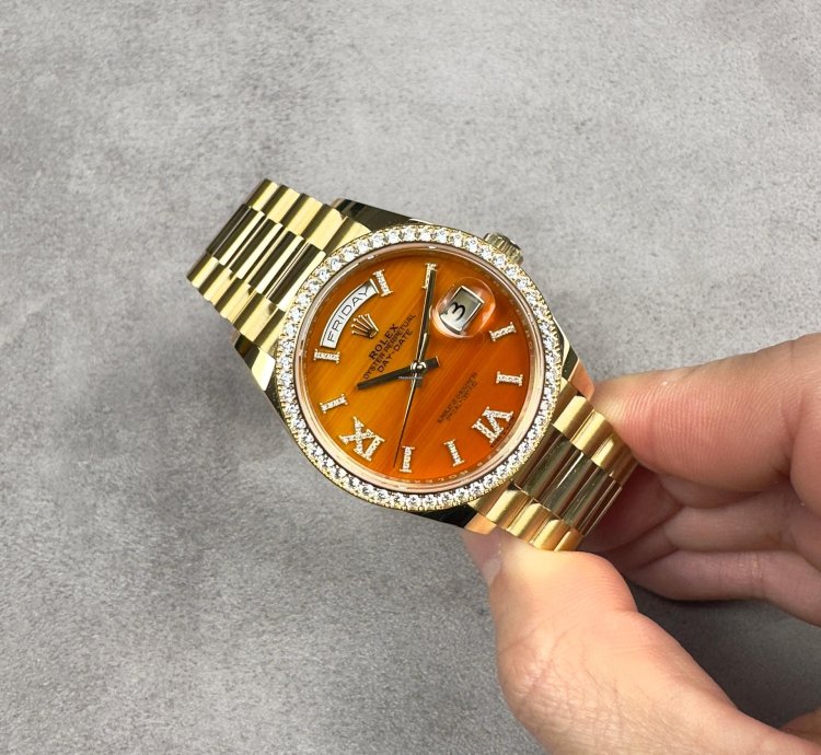 Rolex Day-date 36 128348rbr Carnelian Dial 2025 Unworn
