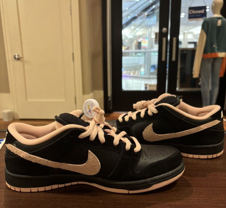 Nike Sb Dunk Low Black Washed Coral
